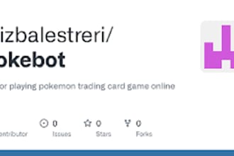 develop a pokemon bot, pokemon center bot, tcg player bot, and auto purchase bot