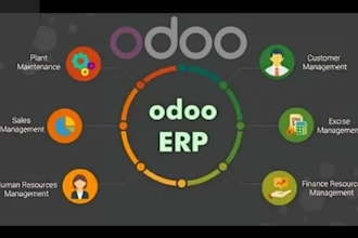 design odoo website, erp, crm, odoo ecommerce, duda website as odoo developer