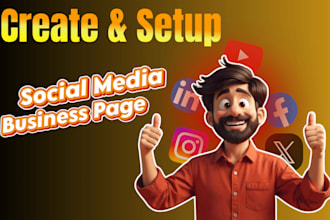 create and setup social media business page