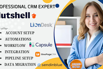 setup nutshell keap agile crm capsule recruit crm sendinblue