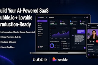 develop bubble io ai app, lovable no code saas, bubble mvp as ai developer