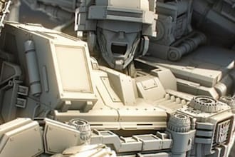 sculpt high quality 3d model, toys, action figures and character for 3d printing