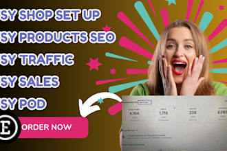do etsy shop set up etsy seo and products iisting for your store
