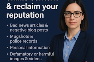 remove personal information negative content and enhance online reputation