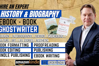 ghostwrite history and biography ebook, american history, ebook, and sociology