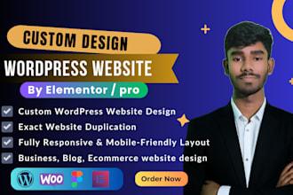 design redesign clone any business blog ecommerce wordpress website by elementor
