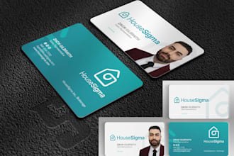design mortgage and real estate business card