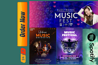 epic spotify banner design and epic spotify banner design in 12hr