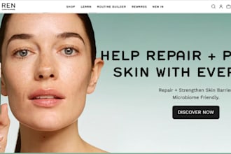 skincare shopify store beauty products makeup cosmetic salon dropshipping store