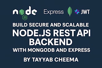 be your nodejs backend developer