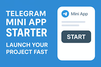 set up a basic telegram mini app boilerplate for you