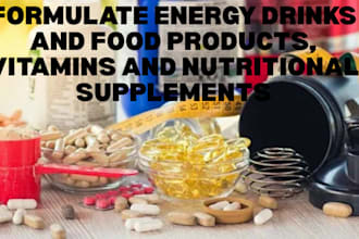 formulate energy drinks and food products, vitamins and nutritional supplements