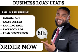 business loan leads mca leads lead generation business loan mca