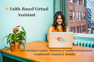 be your christian virtual assistant for ministry support and admin