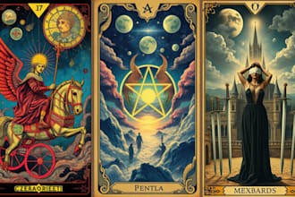 draw tarot card design, tarot card style tarot card deck, oracle card box design