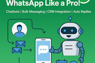 create whatsapp automation, whatsapp bot, chatbot, bulk messaging, whatsapp API