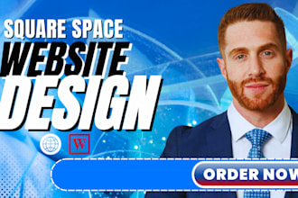 design, responsive squarespace website with SEO