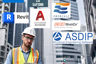 provide structure design and analysis using autocad, etabs, sap2000