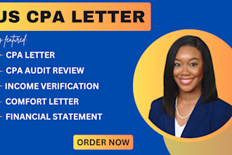 audit CPA certified financial statement, CPA letter, CPA verification letter