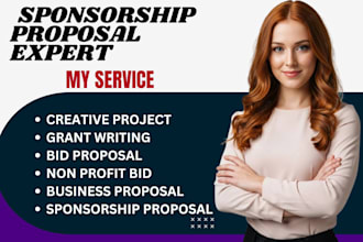 write and design a compelling sponsorship proposal, letter, or pitch deck title