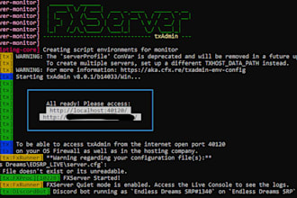 start a qbcore or qbox server for you