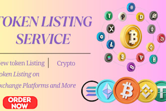 do token coin ico listing on coinmarketcap coingecko crypto exchange website