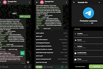 develop and host a chat bot for telegram