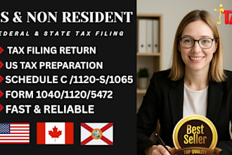 do US tax filing, US tax return, tax return, tax preparation form 5472 1040 1120