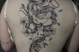 create unique custom tattoo design, tattoo sleeve