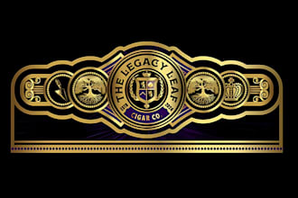 do modern cigar label, cigar logo, cigar band and cigar box design