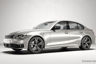 create a 2d, 3d car modeling, 3d car design for 3d printing or renders