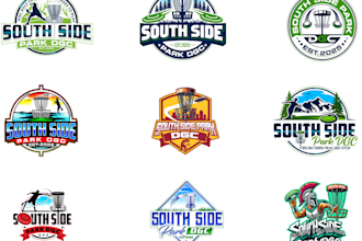 design unique disc golf logo with free vector files