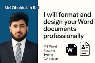 professionally format, type, and design your documents in microsoft word