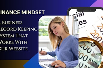 design a modern accountant website with client portal