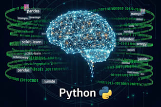 do expert data analysis using python, machine learning
