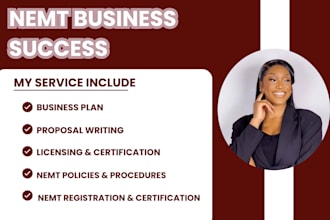 get you licensed with business plan policies  and procedures and certifications