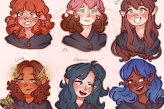 create doodle illustration, cartoon and nft art in my style