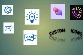 do high quality custom icon design