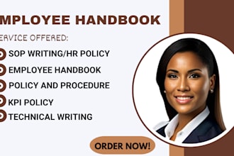 write a quality job description with licensed policy kpi with HR policies
