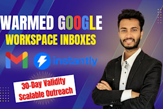provide warmed google workspace inboxes ready for instantly ai