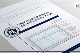 do permit ready foundation plans for pool and spa installations and pe stamp