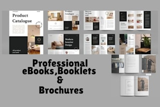design company profile, catalogue, brochures and annual report for you