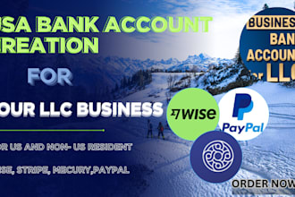create wise, stripe, mercury US bank account, llc bank, boi registration