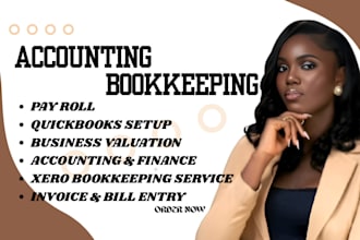 do quickbooks or xero setup for full service bookkeeping and payroll