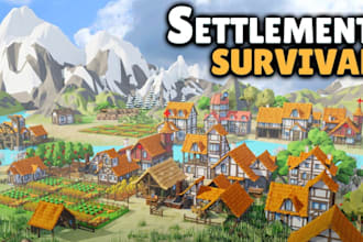 develop a simulation game, city builder, strategy or open world survival game