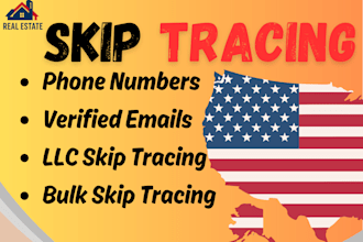 handle real estate skip tracing for you