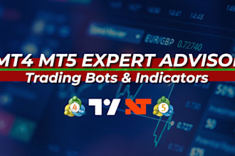 create custom trading bot, indicator, expert advisor in metatrader mt4 mt5