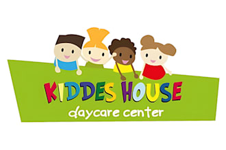 make a modern child care, day care, school, kids logo and any graphics design