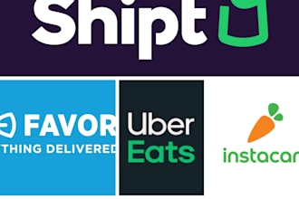 develop uber bot, zifty bot, grabber bot, instacart bot, shipt bot, lyft bot