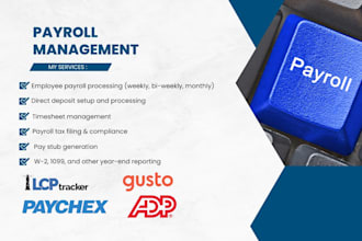 provide accurate payroll processing and management services